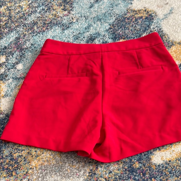 Dynamite Red High Waist Shorts - Picture 3 of 3